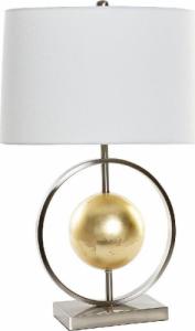 Lampa stołowa DKD Home Decor Lampa stołowa DKD Home Decor Biały Srebro Poliester Metal Złoty (40 x 22 x 64 cm) 1