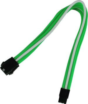 Nanoxia 6-Pin PCI-E przedłużacz 30 cm, zielono-biały (NX6PV3EGW) 1