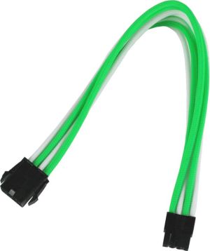 Nanoxia 8-Pin PCI-E przedłużacz 30cm, zielono-biały (NX8PE3EGW) 1