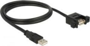 Kabel USB Digitus USB-A - USB-A 1 m Czarny (85106) 2