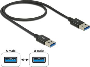 Kabel USB Digitus USB-A - 0.5 m Czarny (83981) 1