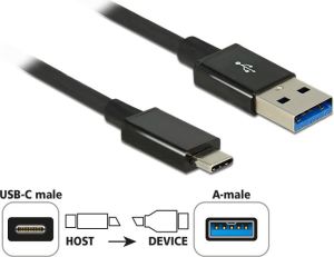 Kabel USB Digitus USB-A - USB-C 1 m Czarny (83983) 1