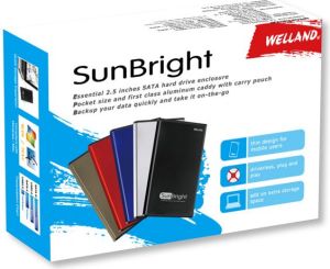 Kieszeń Welland Obudowa 2.5" SATA3 Titanium (ME-949Q-TI) 2