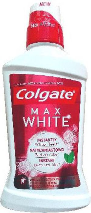 Colgate Płyn do płukania ust Max White Whiter Teeth 500ml 1