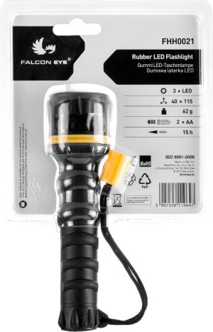Latarka Falcon Eye Gumowa, bateryjna, ręczna LED (FHH0021) 5
