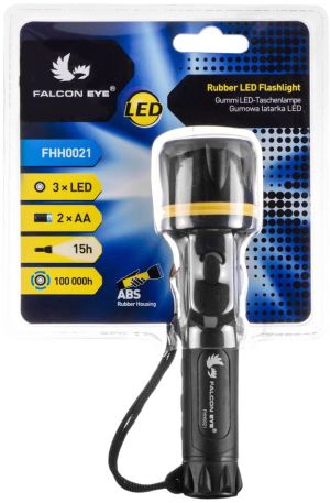 Latarka Falcon Eye Gumowa, bateryjna, ręczna LED (FHH0021) 7