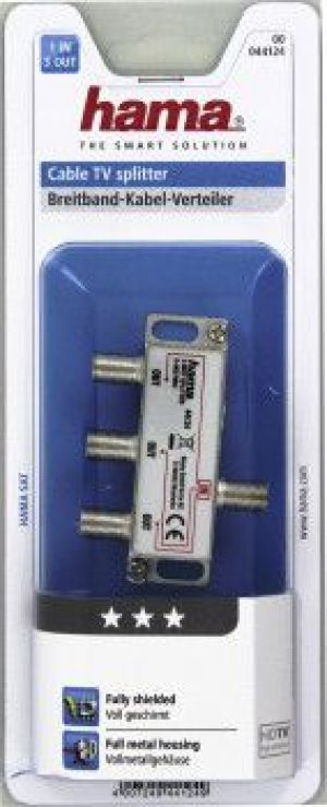 Hama Rozgałęźnik Gniazdo F - 3X Gniazdo F (000441240000) 3