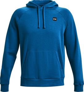 Under Armour Bluza męska Under Armour Rival Fleece Hoodie niebieska 1357092 432 2XL 1