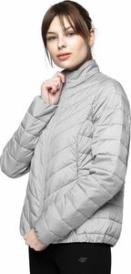 4f Kurtka damska chłodny jasny szary melanż H4L21 KUDP003 27M r. XS 4