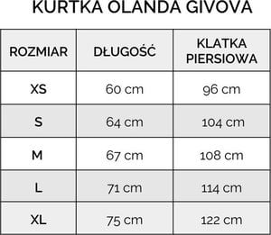 Kurtka męska Givova Olanda czarna r. XS 2