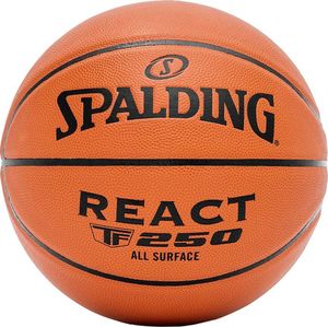 Spalding Piłka do koszykówki koszykowa Spalding React TF-250 7 brązowa 76801Z 7 1