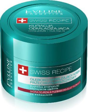 Eveline Swiss Recipe Głęboko nawilżający krem przeciwzmarszczkowy do twarzy i ciała 50ml 1