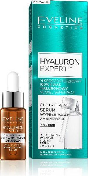 Eveline New Hyaluron Drugiej Generacji Serum redukujące zmarszczki 100% kwas hialuronowy 18ml 1