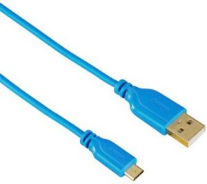 Kabel USB Hama USB-A - 0.75 m Niebieski (001357010000) 1