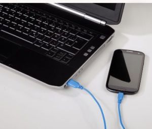 Kabel USB Hama USB-A - 0.75 m Niebieski (001357010000) 5