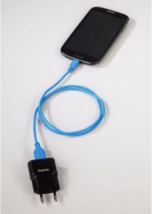 Kabel USB Hama USB-A - 0.75 m Niebieski (001357010000) 6