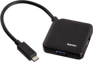 HUB USB Hama 4x USB-A 3.0 (001357500000) 1