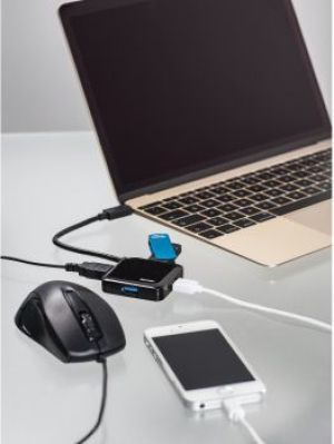 HUB USB Hama 4x USB-A 3.0 (001357500000) 3