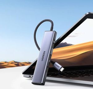 HUB USB Ugreen CM473 4x USB-A 3.0 (UGR1075GRY) 4