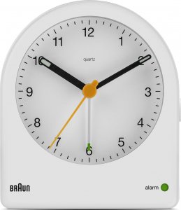 Braun BRAUN BC22 W quartz alarm clock white 2