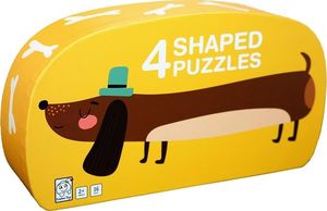 Barbo Toys Puzzle dla dzieci w ozdobnym pudełku Pies 1