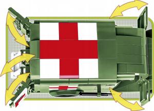 Cobi Historical Collection Ambulance WC 54 (2257) 3