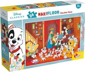 Lisciani Puzzle podłogowe dwustronne Maxi 24 Klasyka Disney 1