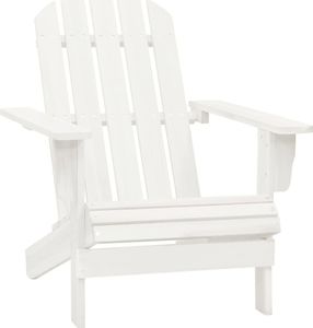 vidaXL Adirondack z podnóżkiem i Krzesło ogrodowe stolikiem, jodłowe 8