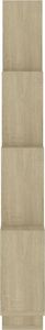 vidaXL Półka ścienna, kostka, dąb sonoma, 90x15x119 cm, płyta 5