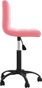 Krzesło biurowe vidaXL Różowe 3