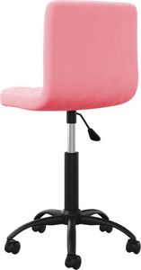 Krzesło biurowe vidaXL Różowe 4