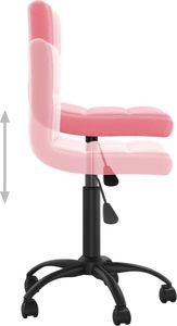 Krzesło biurowe vidaXL Różowe 5