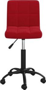 Krzesło biurowe vidaXL Ciemnoczerwone 2