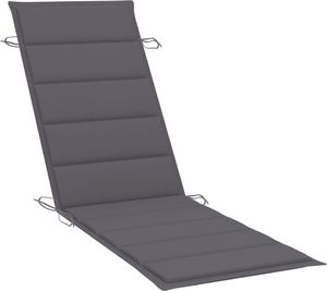 vidaXL Ogrodowy leżak ze stolikiem i poduszką, lite drewno akacjowe 5