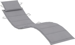 vidaXL Ogrodowy leżak ze stolikiem i poduszką, lite drewno akacjowe 6