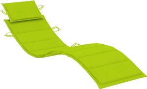 vidaXL Leżaki z poduszkami i stolikiem, 2 szt., lite drewno akacjowe 8