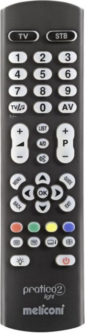 Pilot RTV Meliconi Uniwersalny pilot 2w1 do TUNER/TV podświetlany 2
