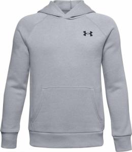 Under Armour Bluza UA Y RIVAL COTTON HOODIE 1357591 011 1357591 011 szary XL 1