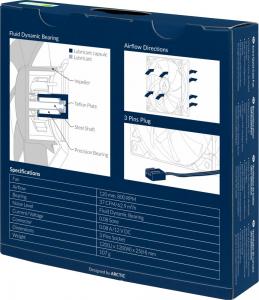 Wentylator Arctic F12 Silent Czarny (ACFAN00202A) 6