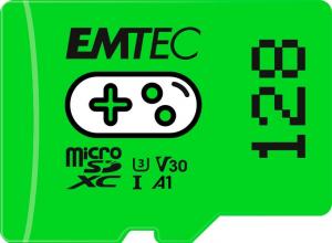 Karta Emtec Gaming MicroSDXC 128 GB Class 10 UHS-I/U3 A1 V30 (ECMSDM128GXCU3G) 1