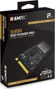 Dysk SSD Emtec X400 Power Pro 2TB M.2 2280 PCI-E x4 Gen4 NVMe (ECSSD2TX400) 3