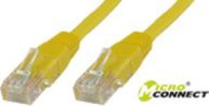 MicroConnect U/UTP CAT5e 10M Yellow PVC (B-UTP510Y) 1