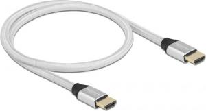 Kabel Delock HDMI - HDMI 1m srebrny (85366) 2
