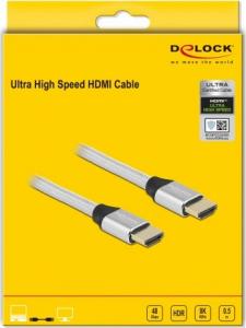 Kabel Delock HDMI - HDMI 1m srebrny (85366) 3