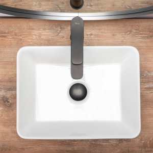 Umywalka Rea REA-U0952 UMYWALKA REA ANITA MINI NABLATOWA 41X31 // CE.REA.U-ANITA-41 4