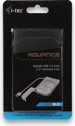 Kieszeń I-TEC 2.5" SSD - USB 3.0 MYSAFE (MYSAFEU313) 7