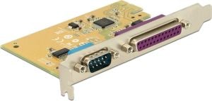 Kontroler Delock PCIe 2.0 x1 - RS-232 DB9 + LPT DB25 (89446) 1