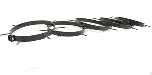 Hurtex Walec ogrodowy do trawy trawnika z kolcami areator 5 obręczy !!! 5