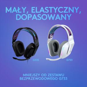 Słuchawki Logitech G335 Czarne (981-000978) 10