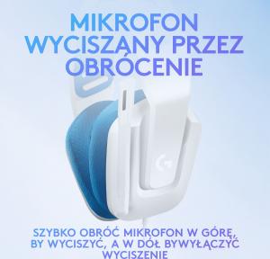 Słuchawki Logitech G335 Białe (981-001018) 5